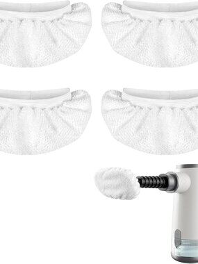 Brand new  4 Pack Reusable Steam Cleaner Pads Microfiber Cloths Universal Fit